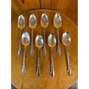 Oneida Rogers 1881 Ltd Enchantment  Lot Of 8 Spoons (7240)
